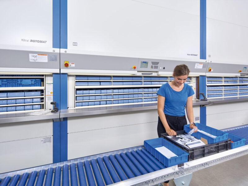 Magazzini automatici rotanti per e commerce