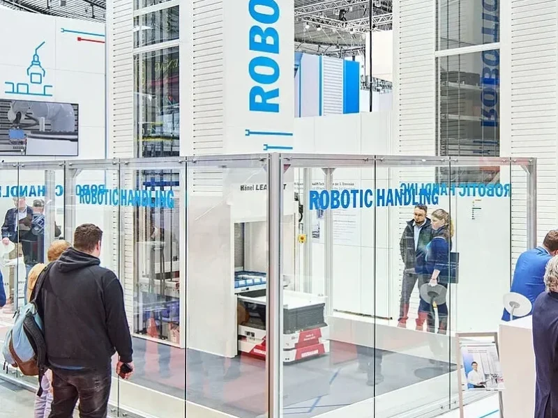 Magazzino verticale ed AGV: la soluzione di Hänel presentata a Logimat