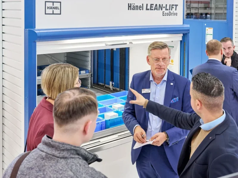 Magazzino Lean Lift con EcoDrive al Logimat