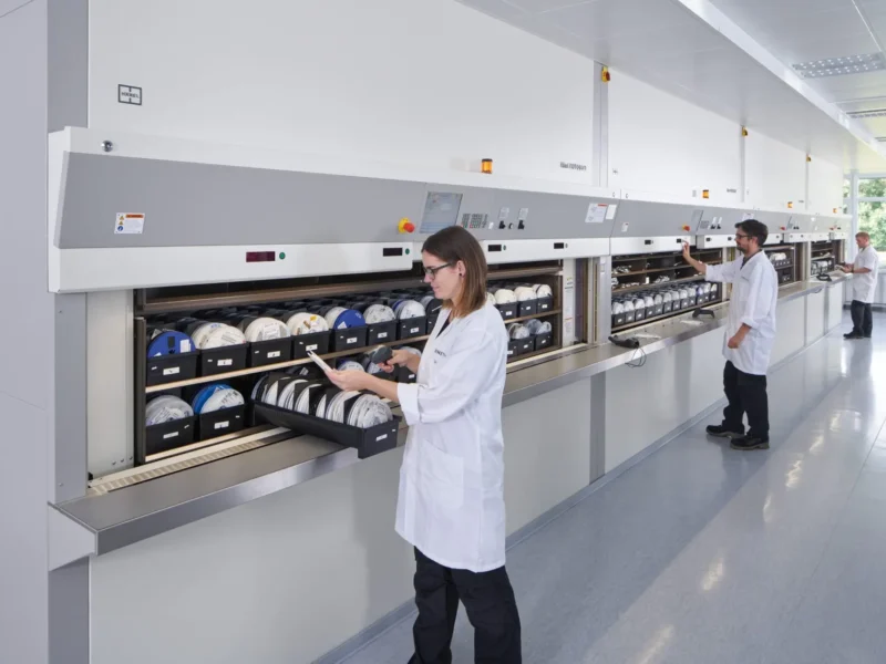 Stoccaggio dei materiali elettronici nel settore elettronico