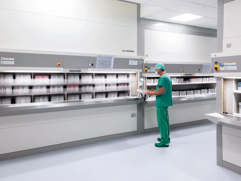 Magazzino rotante per industria