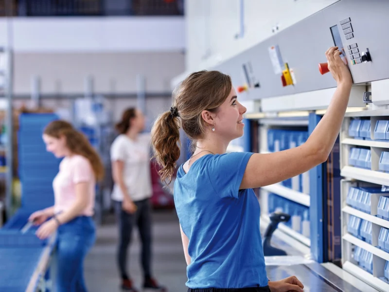 Magazzino rotante per industria