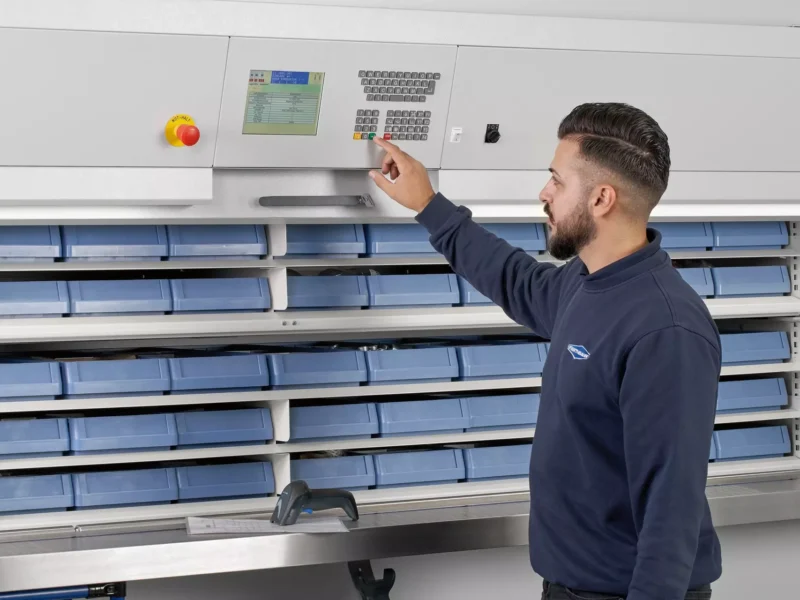 Magazzino rotante per industria