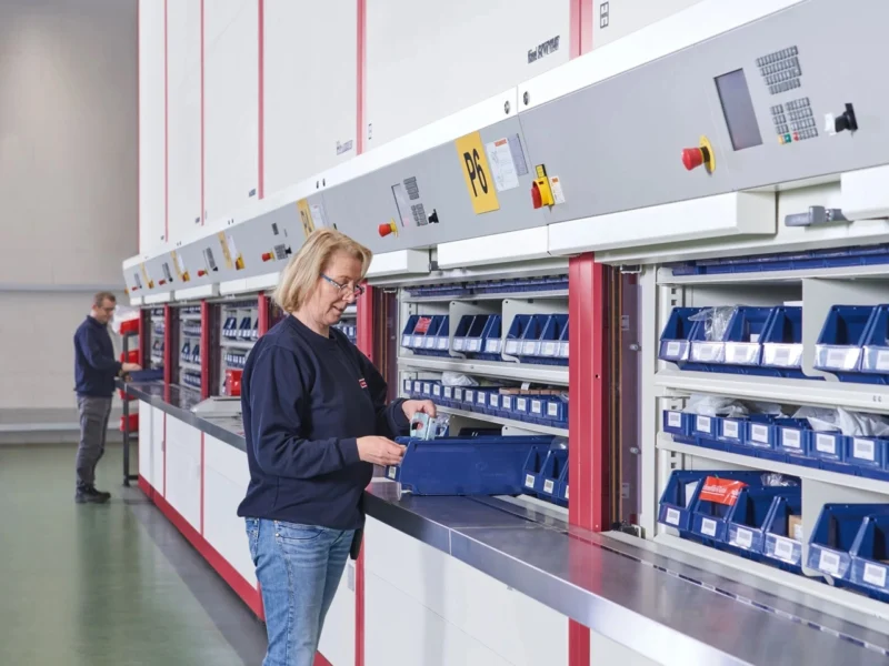 Magazzino rotante per industria