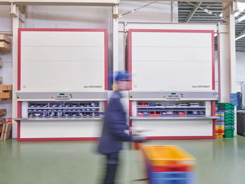 Magazzino rotante per industria