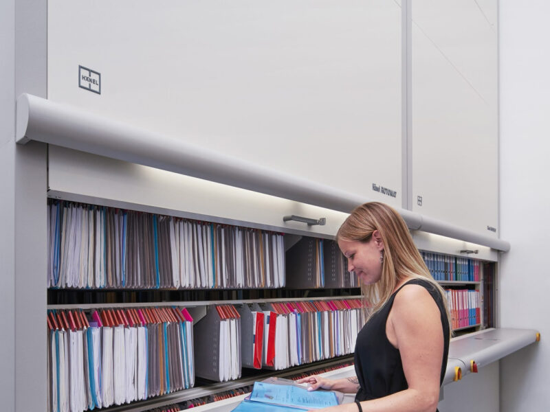 Stoccaggio documenti settore idraulico