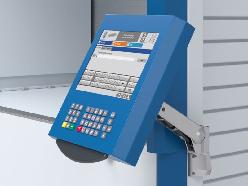 Consolle di comando Blu Indaco