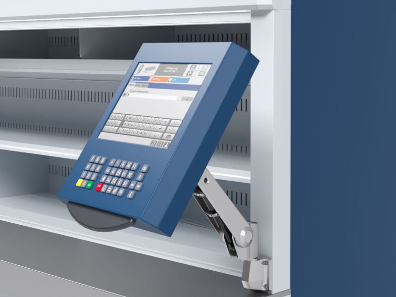 Consolle di comando blu Cosmos